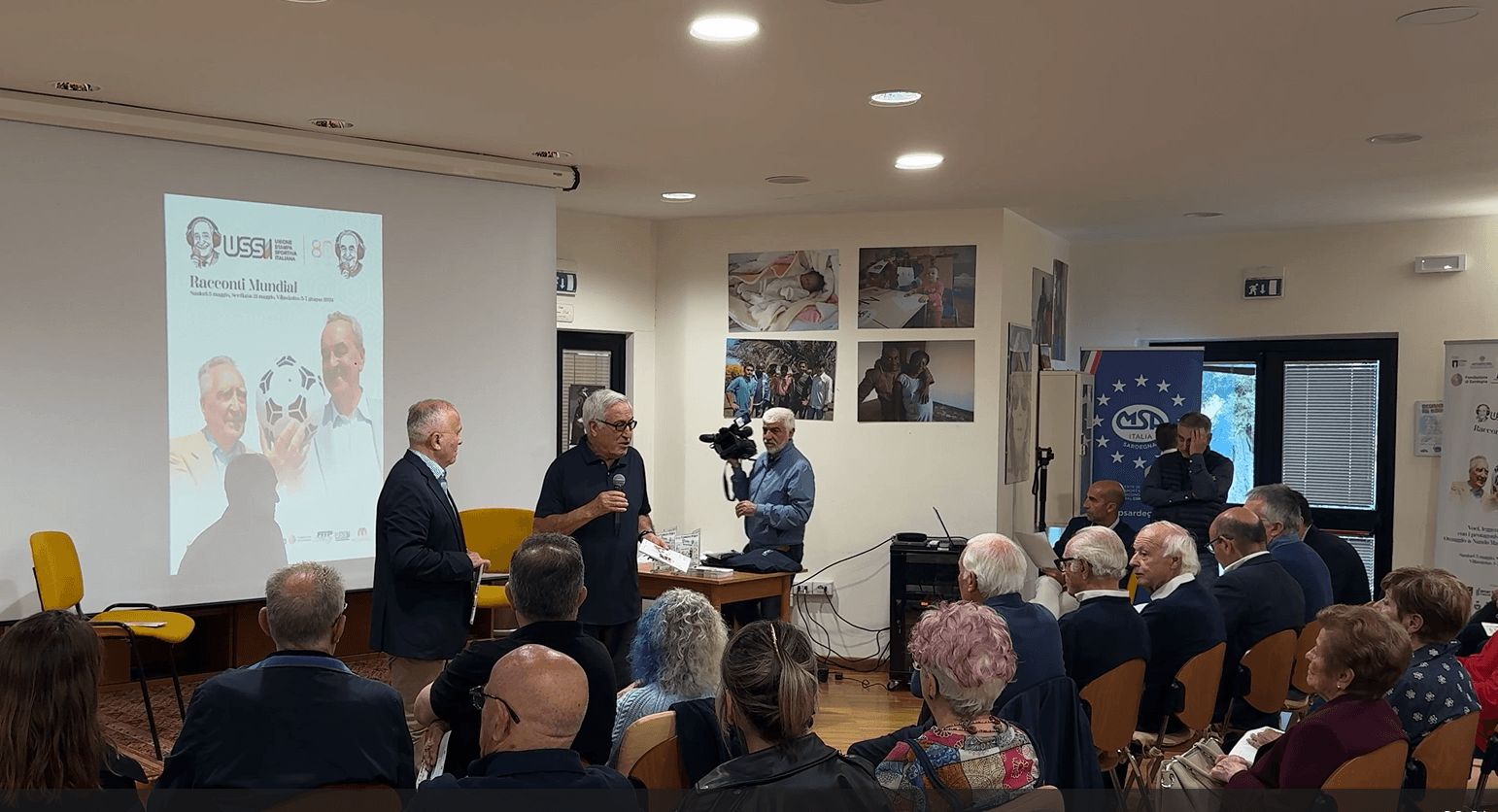 Don Ettore Cannavera presenta l'appuntamento Ussi80 alla Comunità La Collina di Serdiana